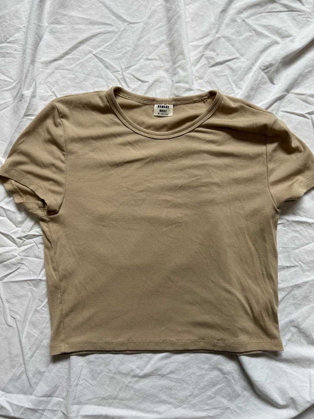 Aritzia Little Rib Sunday Best Short Sleeve  T- Shirt